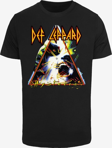 F4NT4STIC T-Shirt 'Def Leppard Hysteria' in Schwarz: Vorderseite
