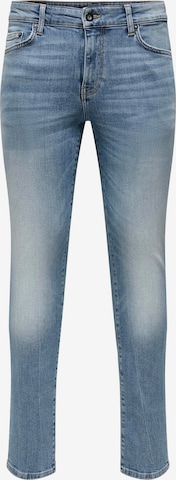 Only & Sons Slimfit Jeans 'Loom' in Blauw: voorkant