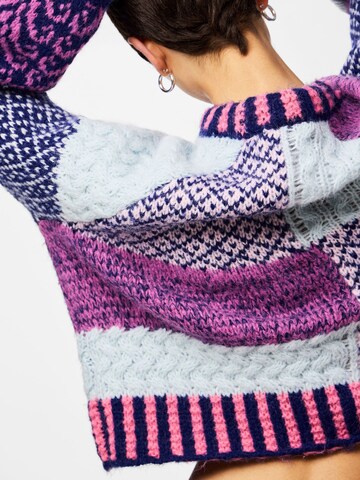 PIECES Sweater 'Fusion' in Pink