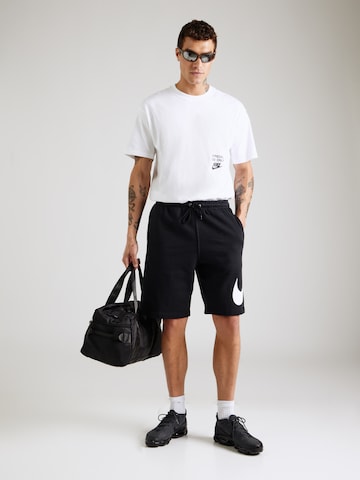 Regular Pantalon 'CLUB' Nike Sportswear en noir