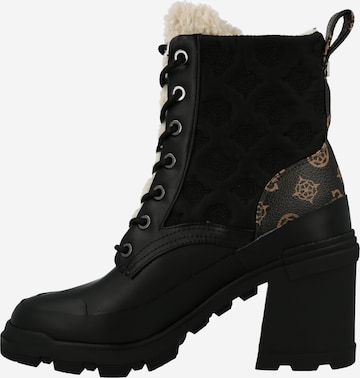 GUESS - Botines con cordones 'Rema 4G Peony' en negro