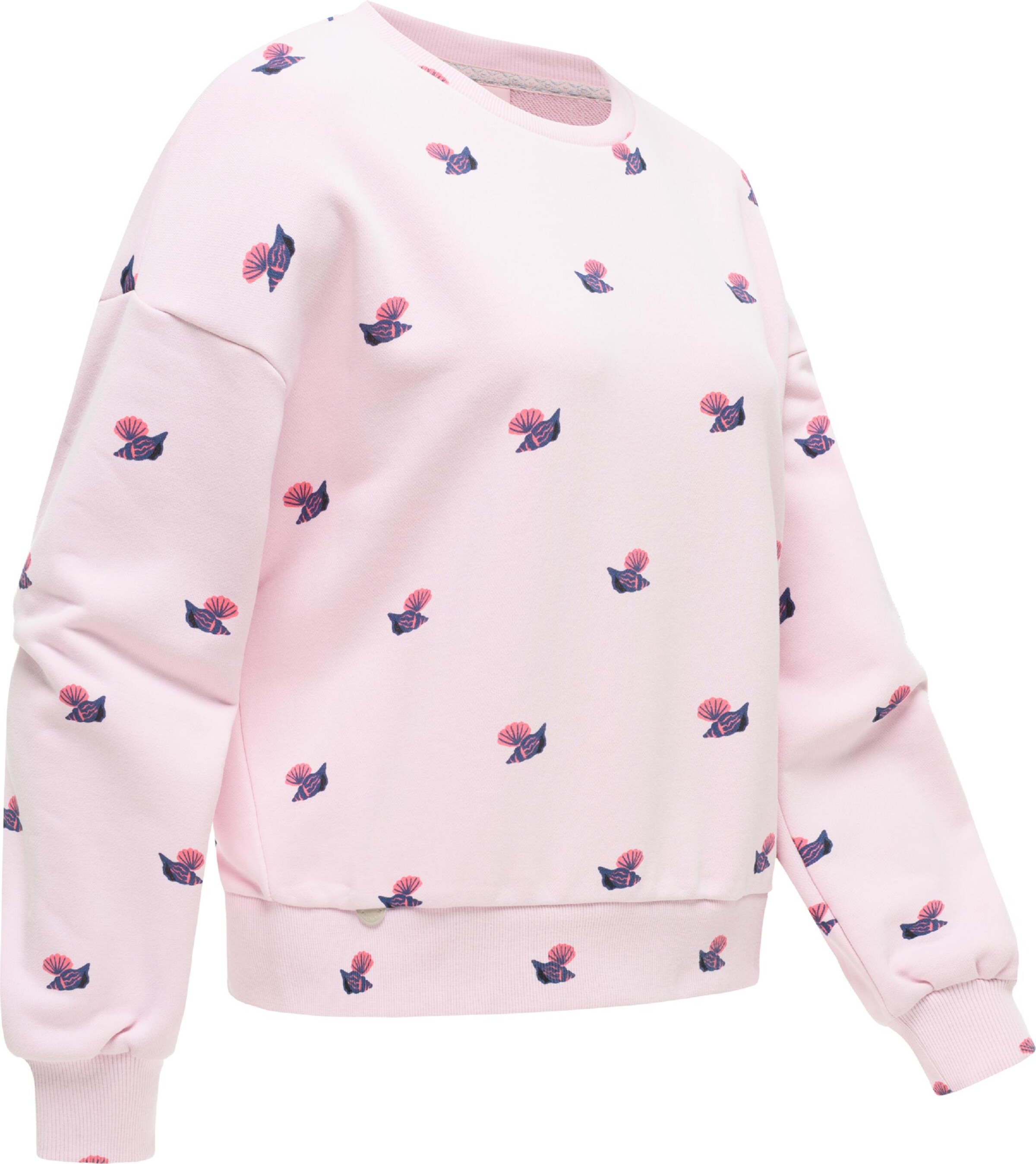 Ragwear Sweatshirt 'Wuss Shells' in Pink