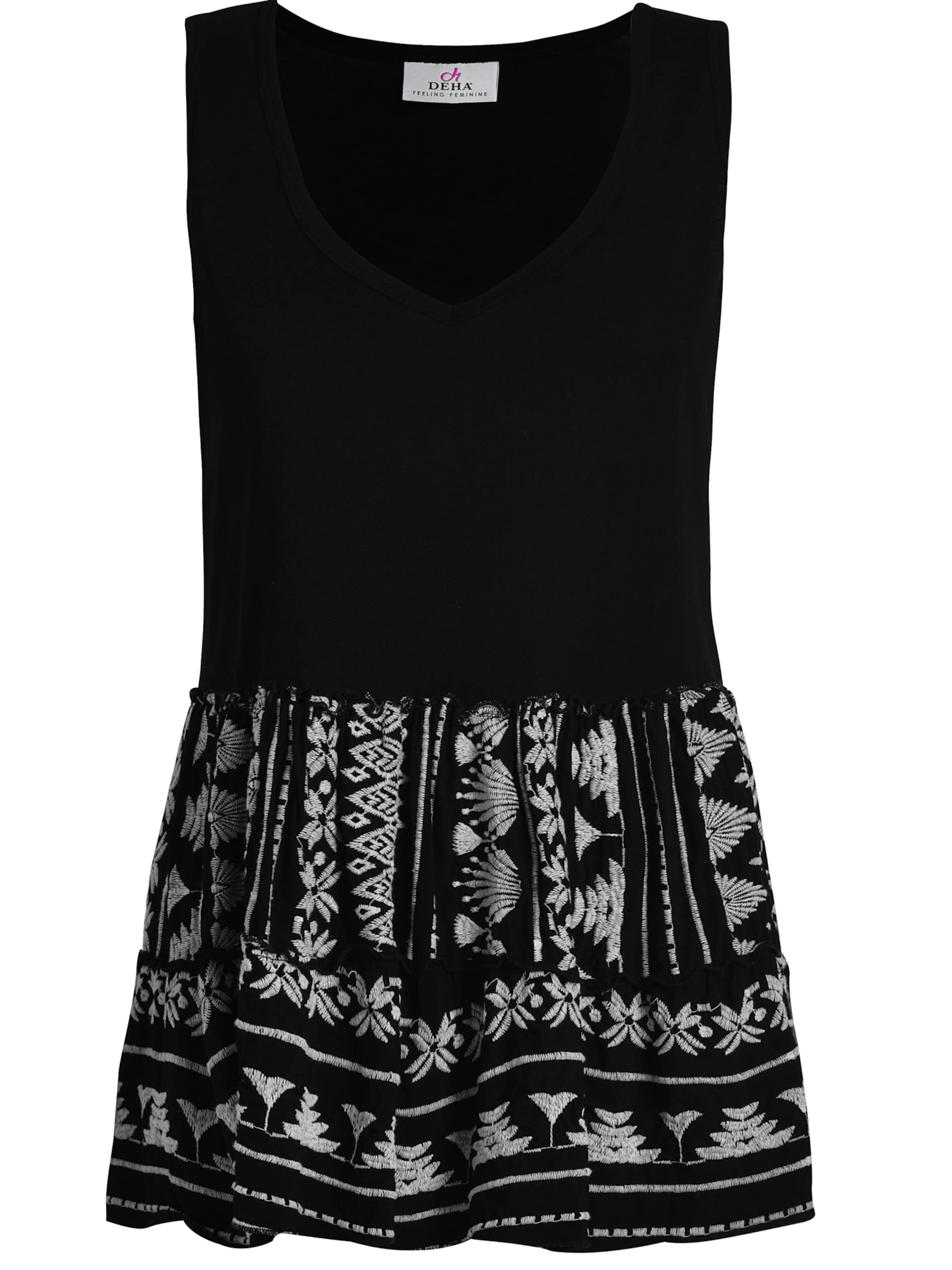 DEHA Bluse in Schwarz: Vorderseite