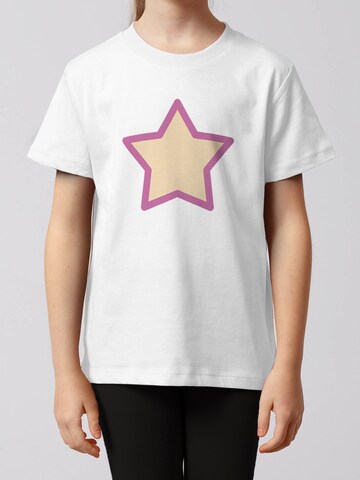 T-Shirt ' Stern ' watabout.kids en blanc : devant