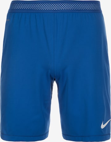 NIKE Regular Workout Pants 'Vapor' in Blue: front