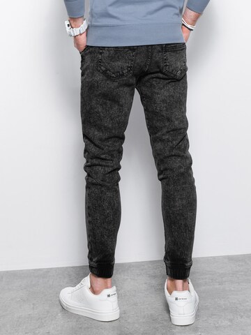 Ombre Slimfit Jeans 'P1027' in Schwarz