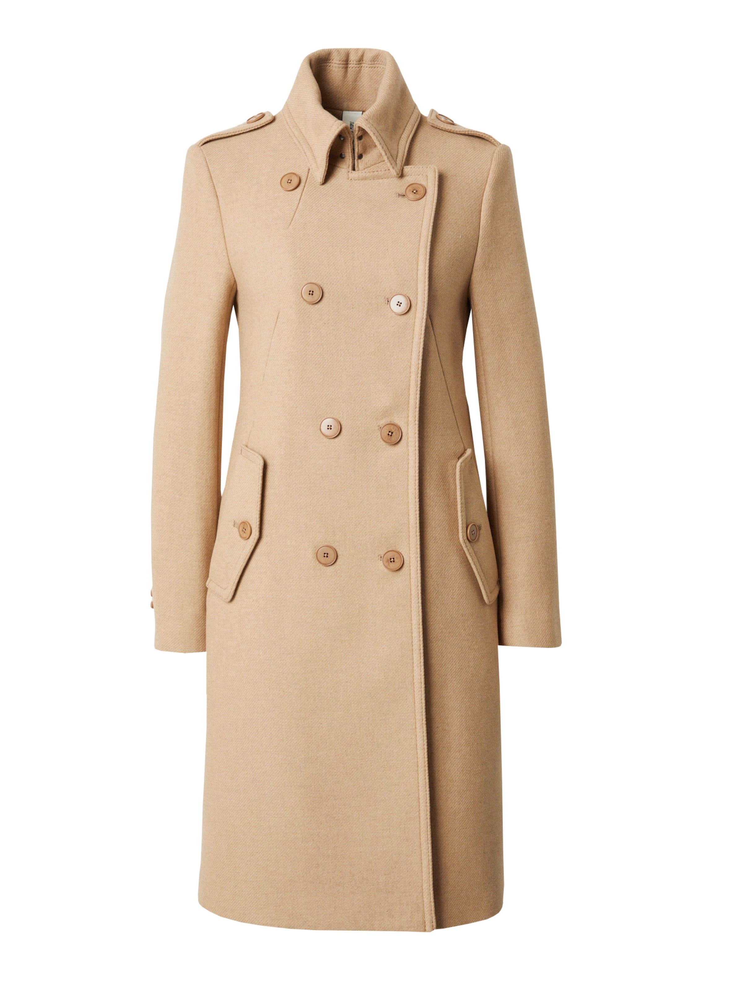 DRYKORN Přechodný kabát 'HARLESTON' – hnědá: přední strana