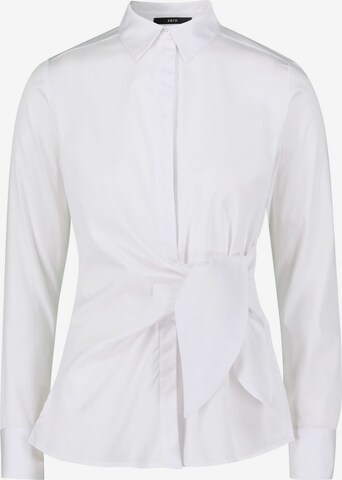 Camicia da donna di zero in bianco: frontale