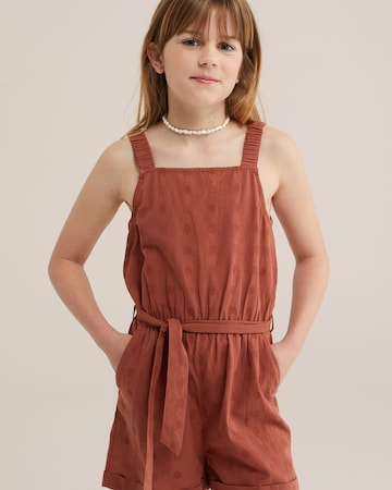 WE Fashion Overall in Braun: Vorderseite