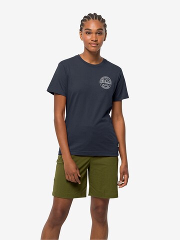 JACK WOLFSKIN T-Shirt in Blau: predná strana