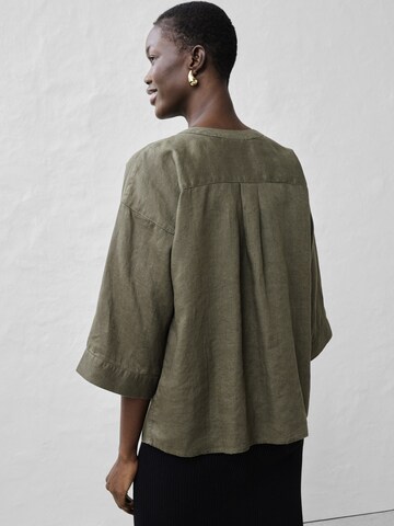 bonprix Blouse in Groen