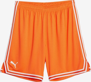 PUMA Sportshorts 'Hoops Team Game' in Orange: Vorderseite