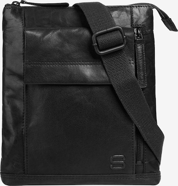 Sac à bandoulière Spikes & Sparrow en noir : devant