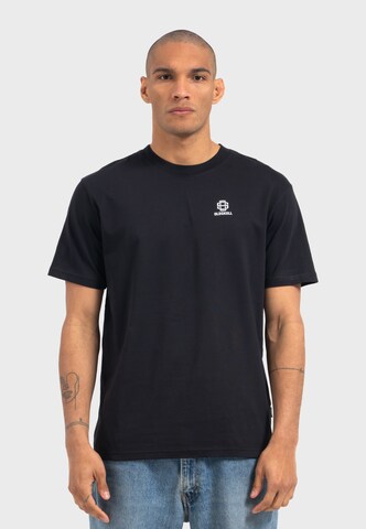 Oldskull Shirt 'Asian Blossom Queen Logo Graphic' in Black: front