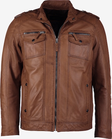 JCC Between-Season Jacket in Brown: front