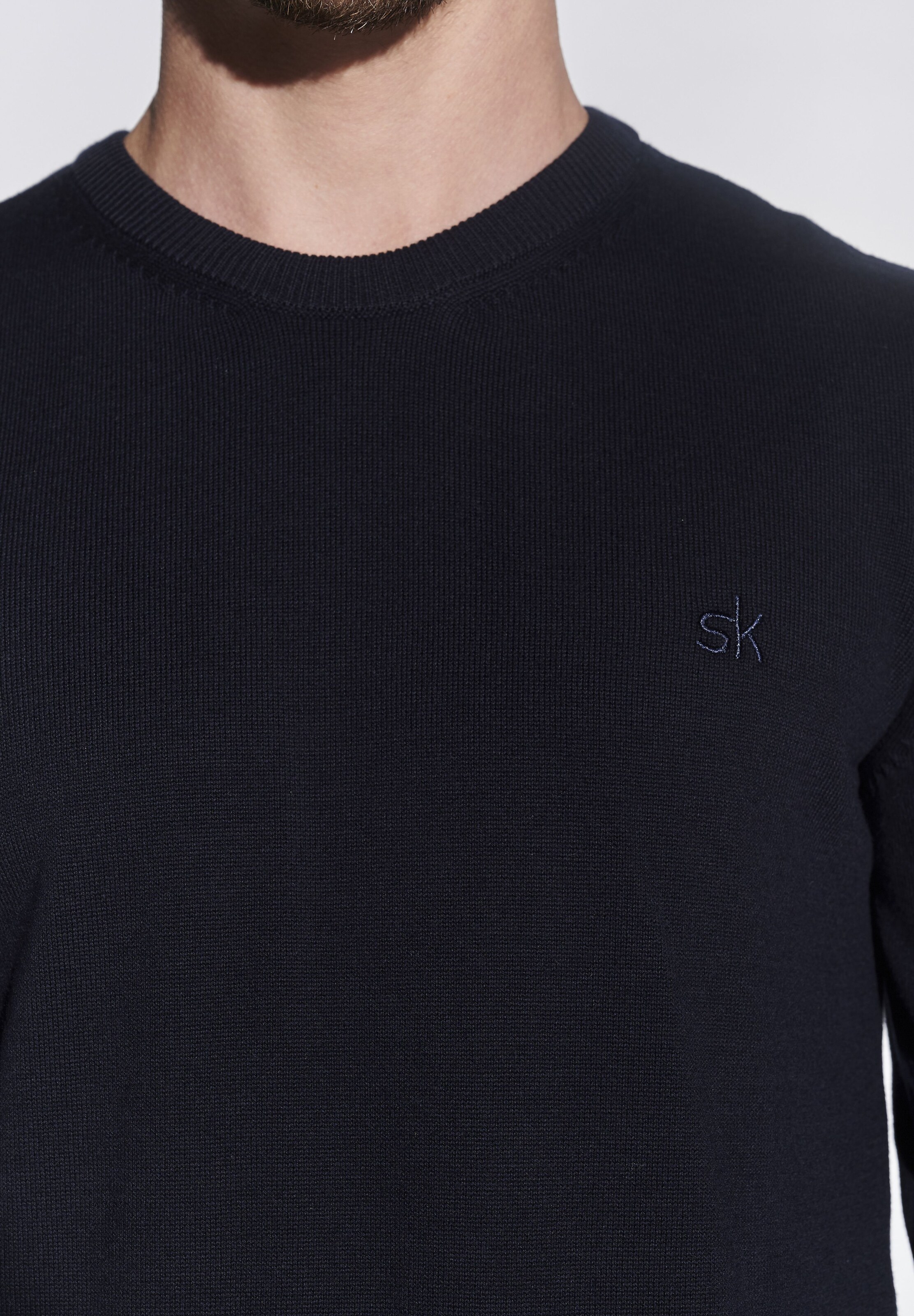 Männer Pullover & Strick Steffen Klein Herren Pullover in Schwarz - UN37381 Männer Pullover & Strick Steffen Klein Herren Pullover in Schwarz - UN37381