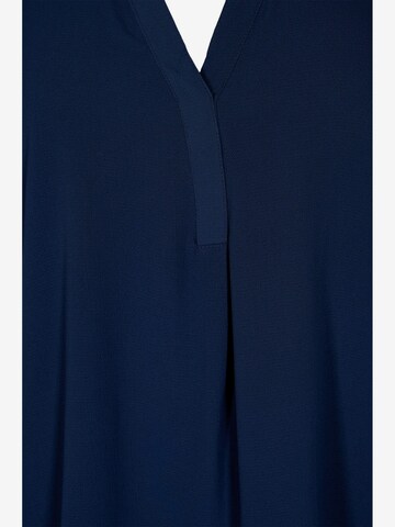 Zizzi Blouse 'Anni' in Blauw