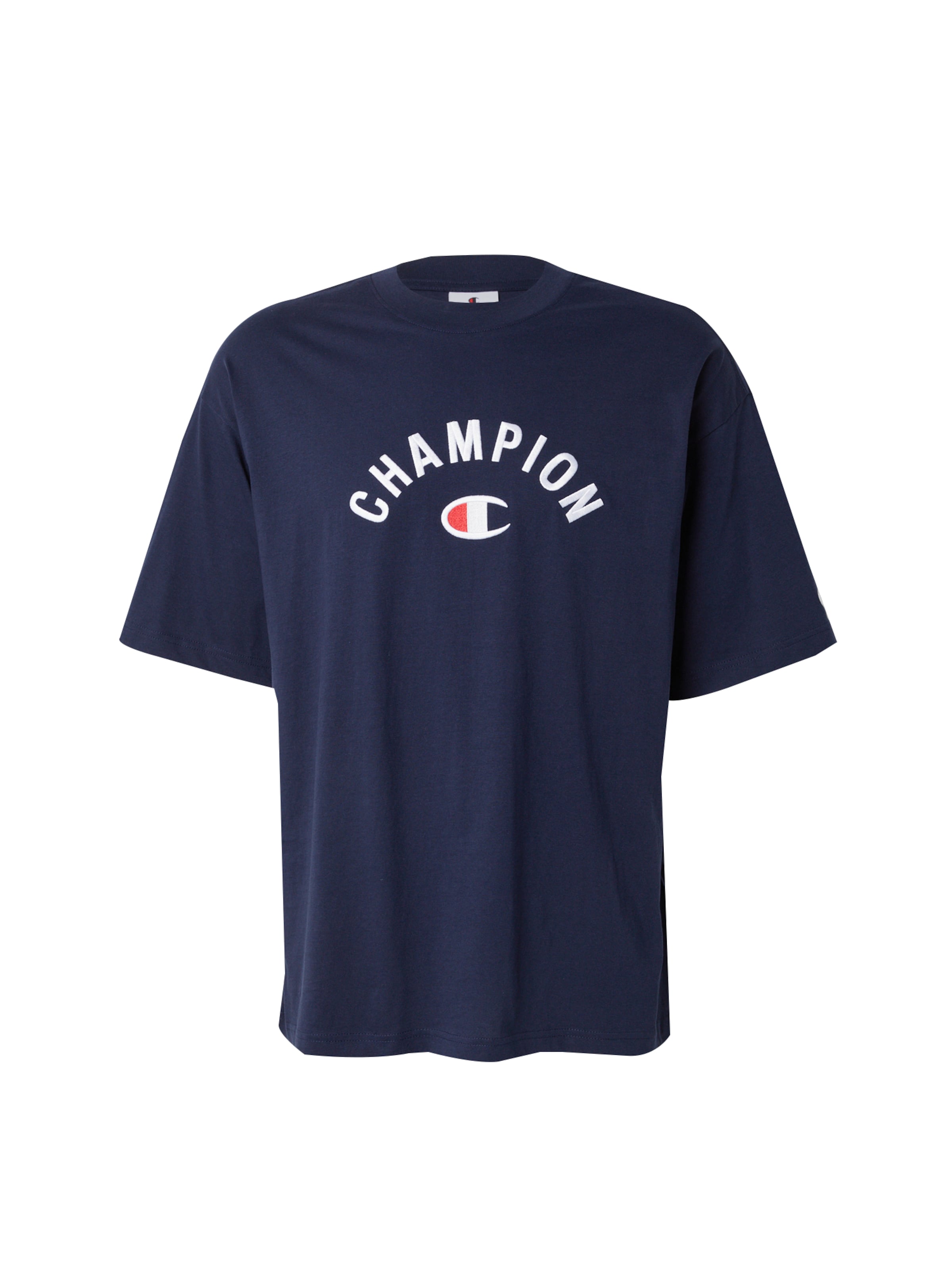 Tricou de la Champion Authentic Athletic Apparel pe albastru: față