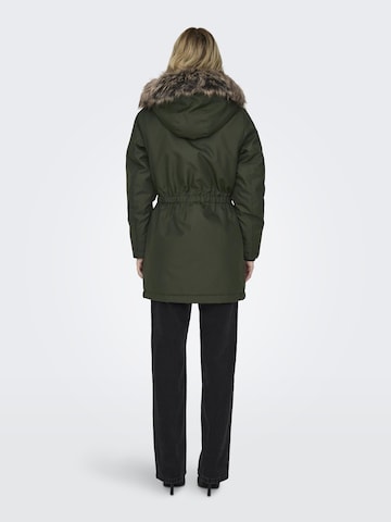 ONLY - Parka de inverno 'Iris' em verde