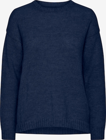 PULZ Jeans Sweater 'PZIRIS' in Blue: front