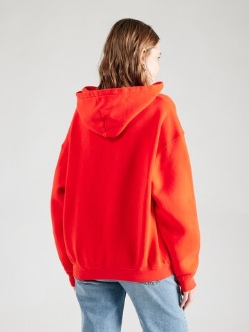 Felpa 'IZUBIRD' di AMERICAN VINTAGE in rosso