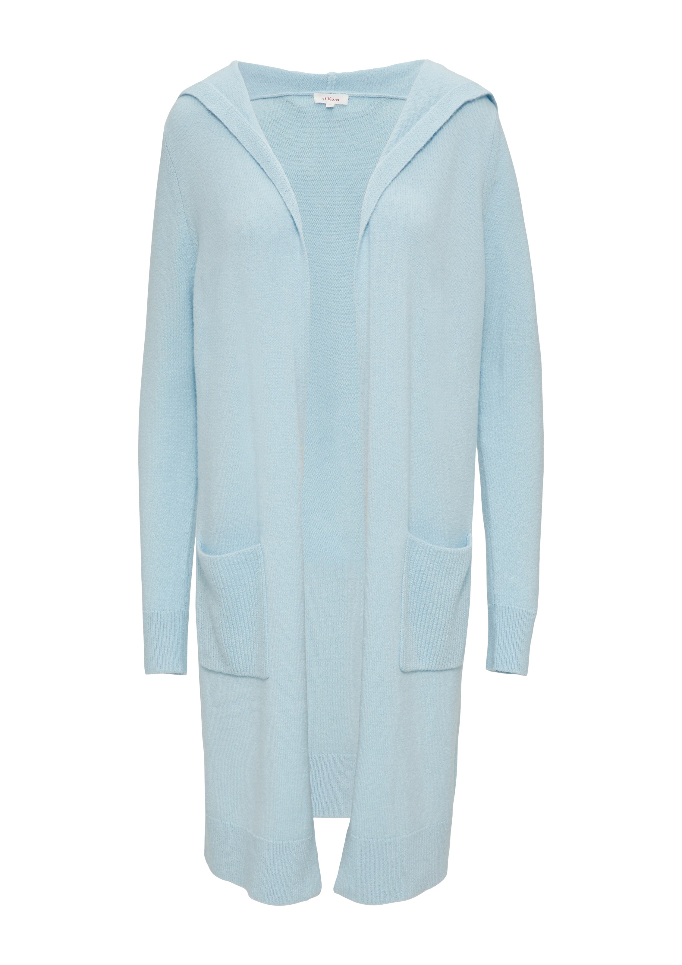 s.Oliver Gebreid vest in Blauw: voorkant