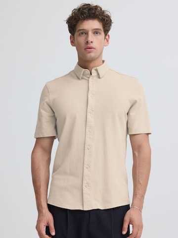 Coupe slim Chemise ' CFFolke ' Casual Friday en beige : devant