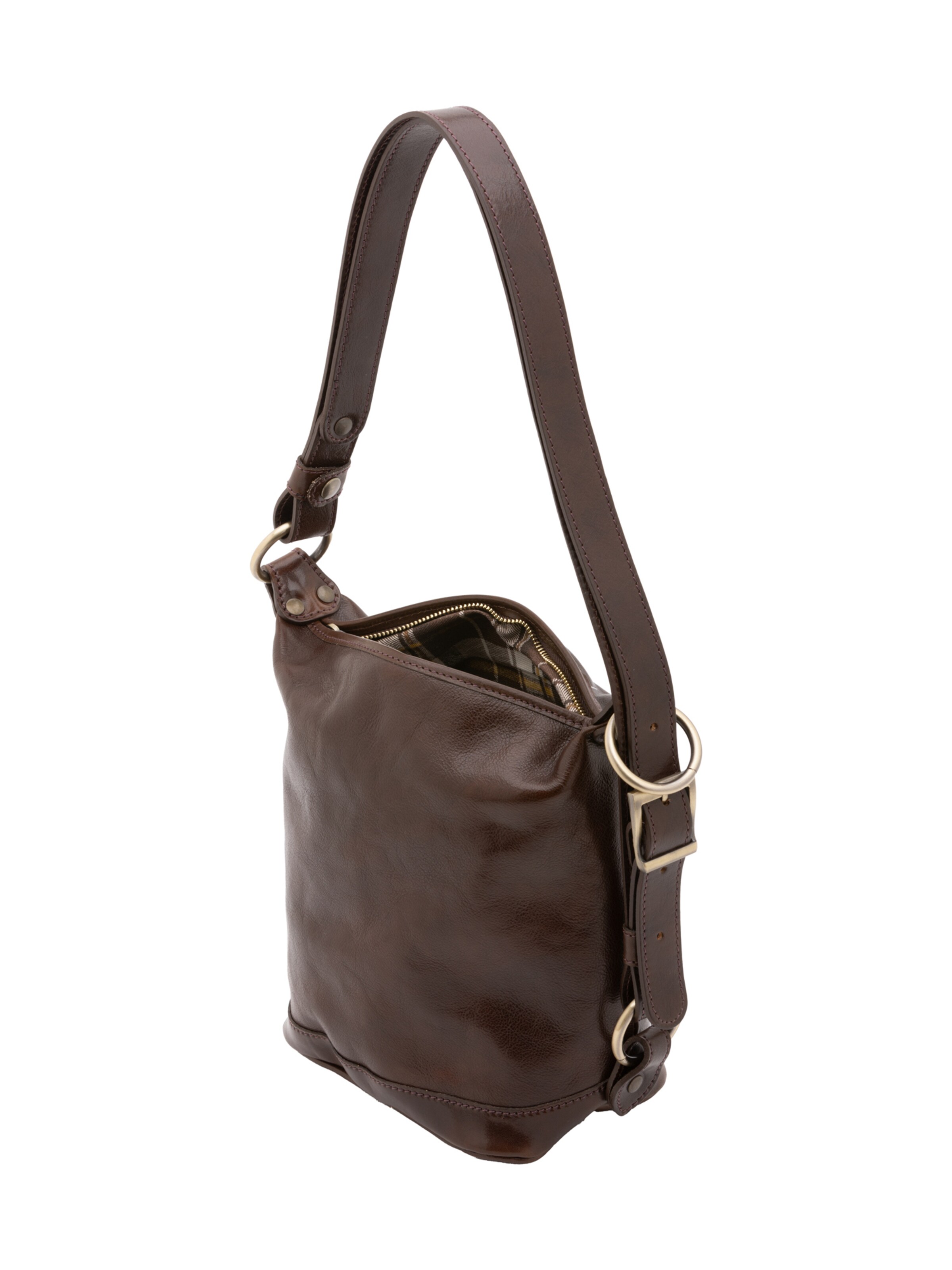 Viola Castellani Beuteltasche in Braun