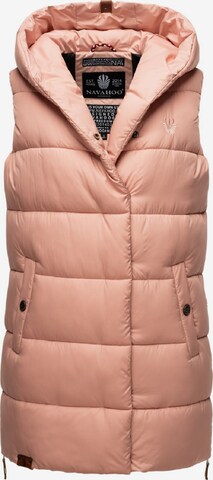 NAVAHOO Bodywarmer 'Madilynaa' in Roze: voorkant