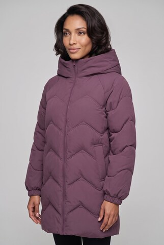 JDY Winter jacket 'JDYPower' in Purple: front