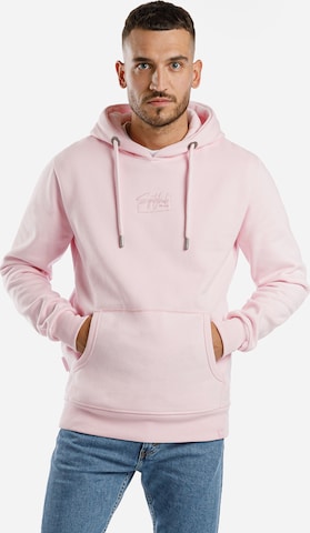 SPITZBUB Sweatshirt ' Klaas ' in Pink: front