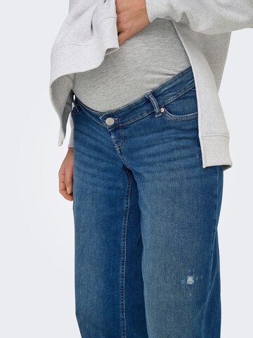 Wide leg Jeans 'OLMBlush' di Only Maternity in blu