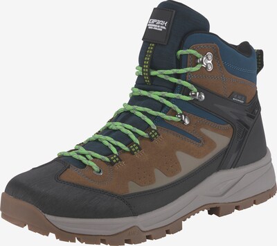 ICEPEAK Boots 'Wynnes' i natblå / brun / greige / grøn, Produktvisning