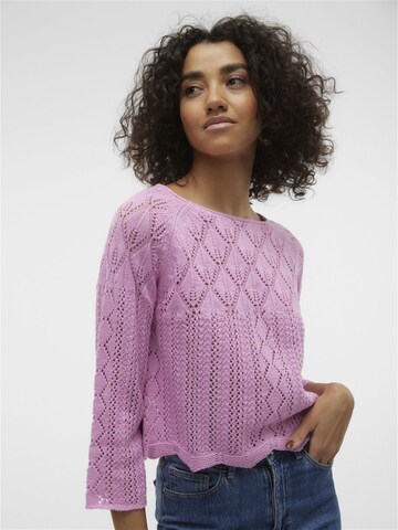 VERO MODA Sweater in Purple