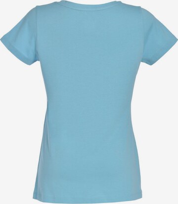 Gipfelglück T-Shirt 'Irene' in Blau