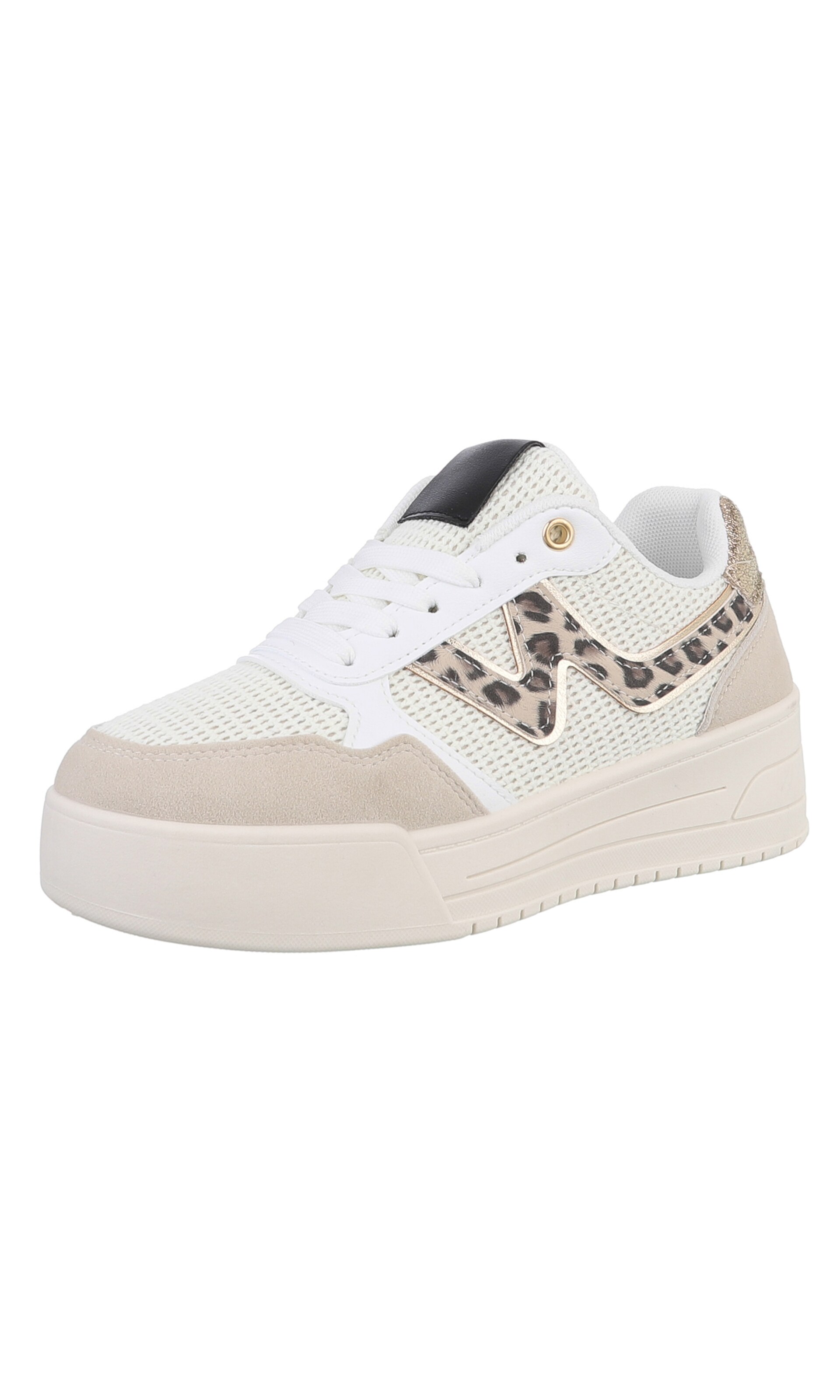 Ital-Design Sneaker in Beige: Vorderseite