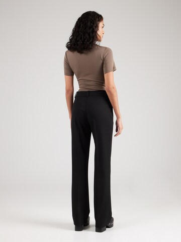 Samsøe Samsøe Bootcut Pantalon 'Lota' in Zwart