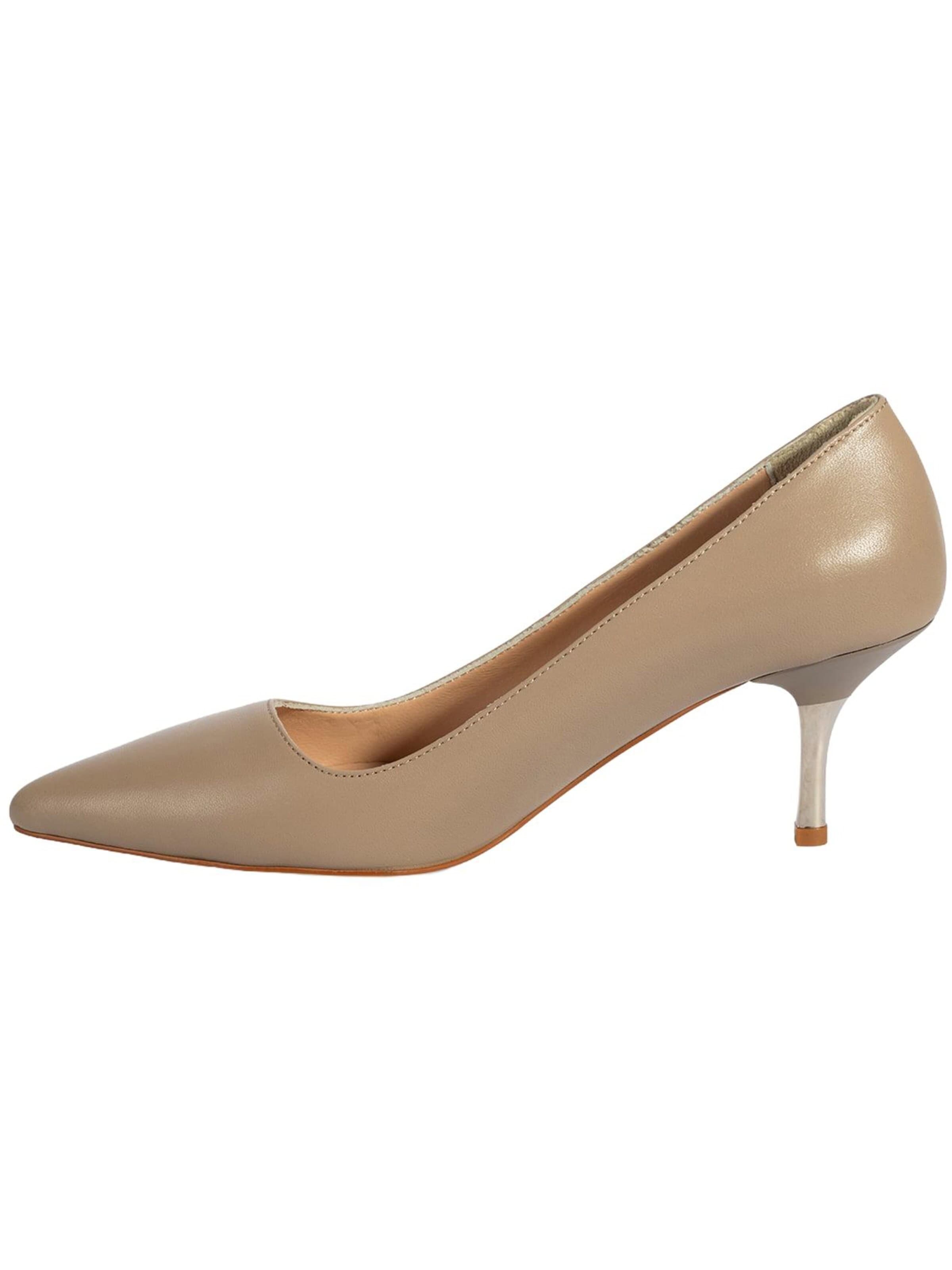 Escarpins Desa en beige : devant