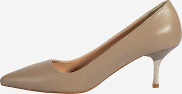 Escarpins Desa en beige : devant