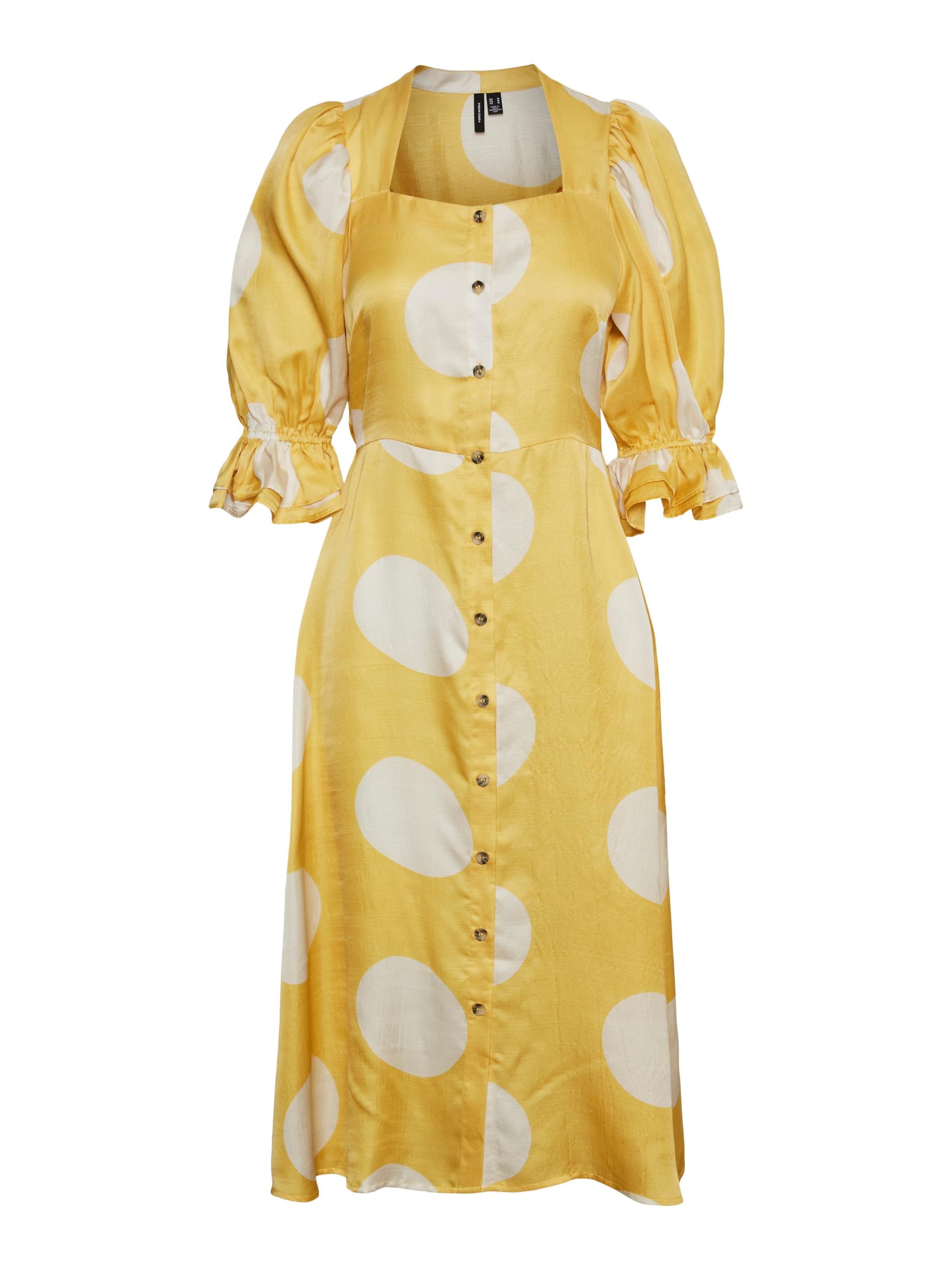 VERO MODA Μπλουζοφόρεμα 'Filuca' σε κίτρινο: μπροστά