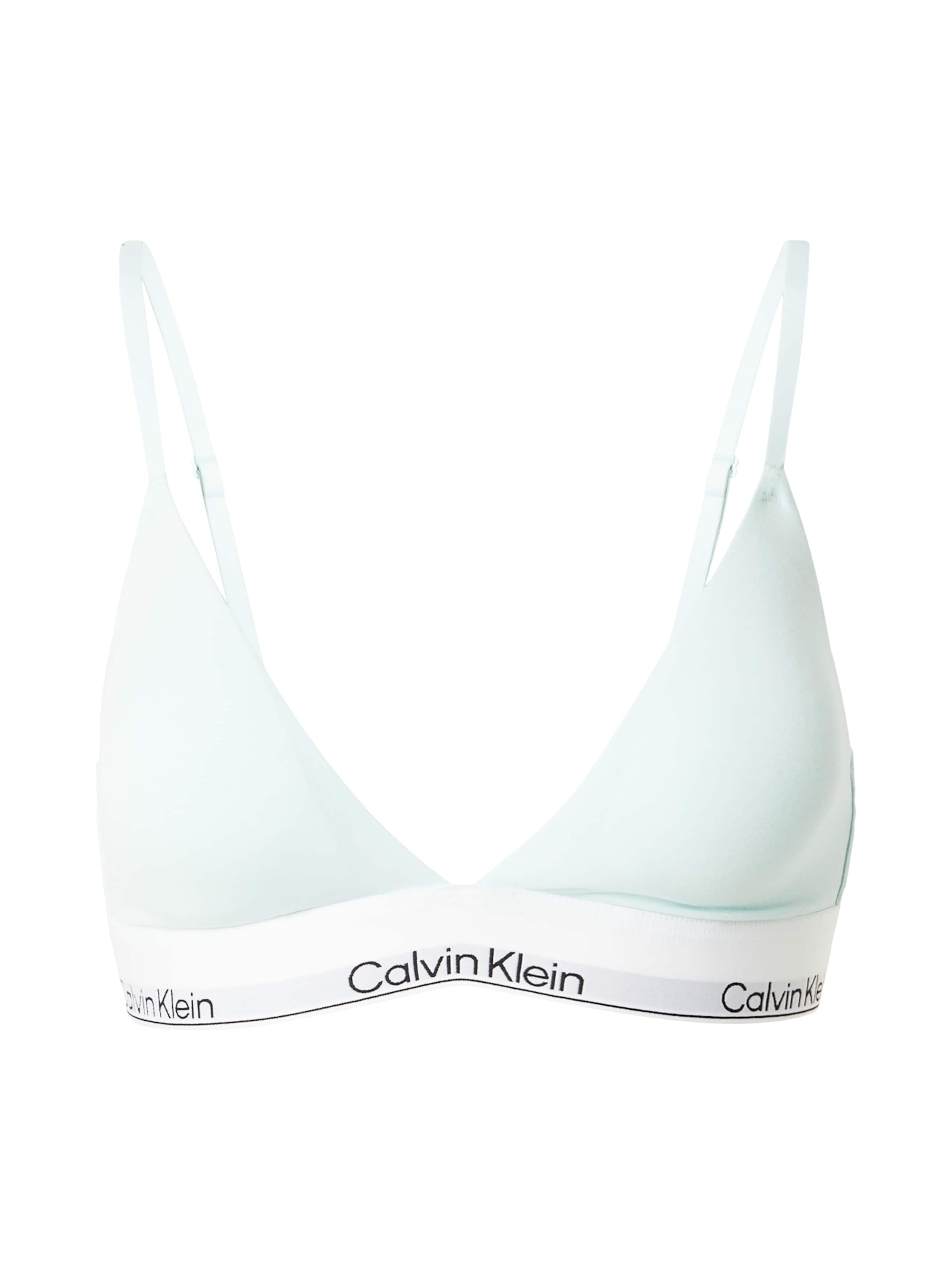 Calvin Klein Underwear Треугольник Бюстгальтер в Зеленый: спереди
