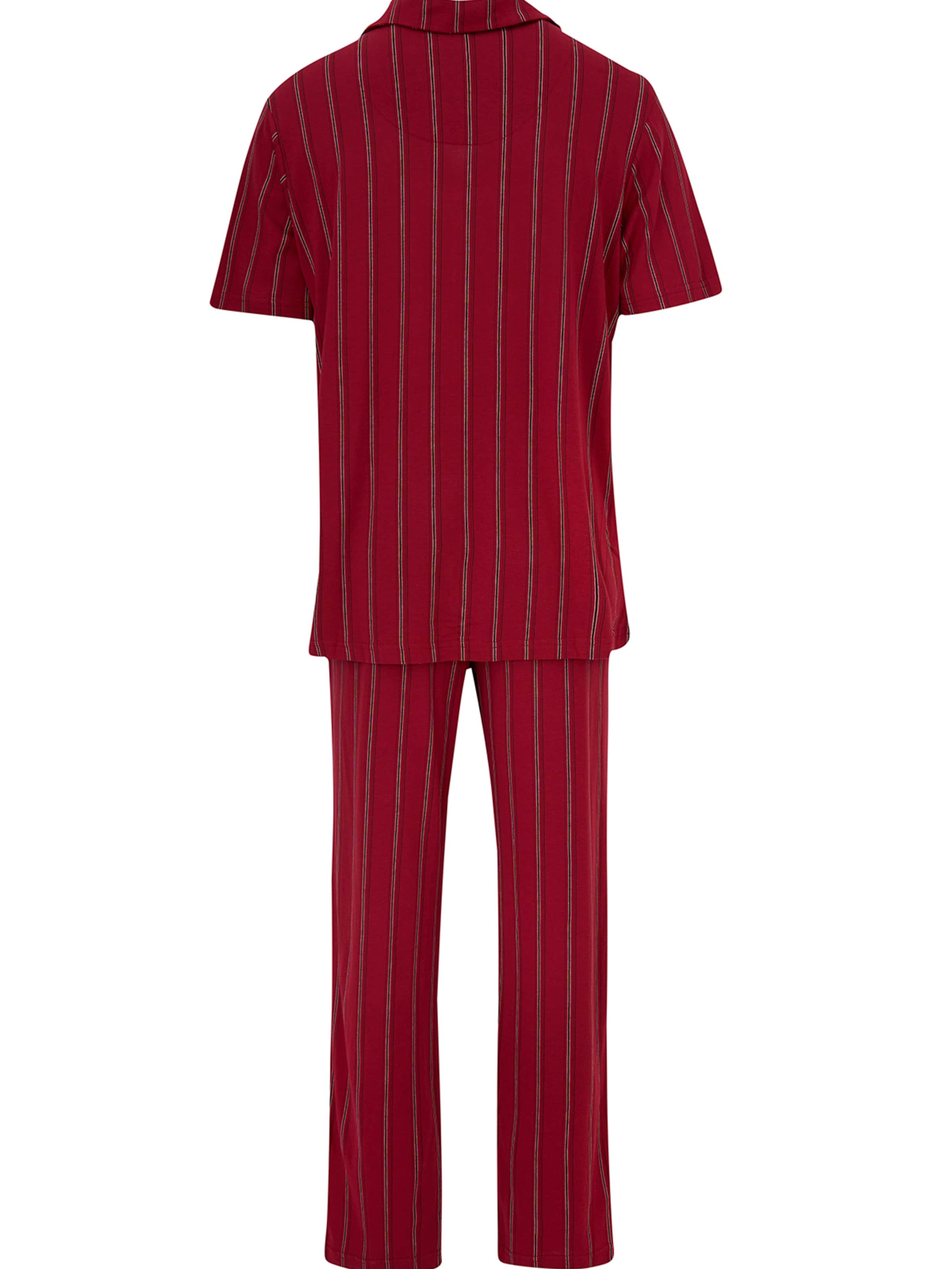 Dagi Dolga pižama | rdeča barva