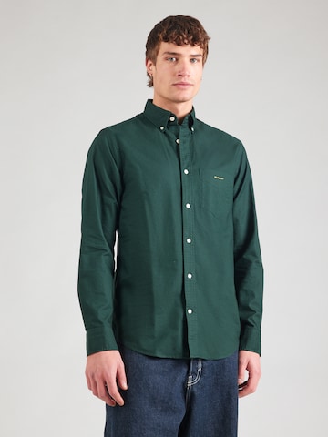 Regular fit Camicia di GANT in verde: frontale