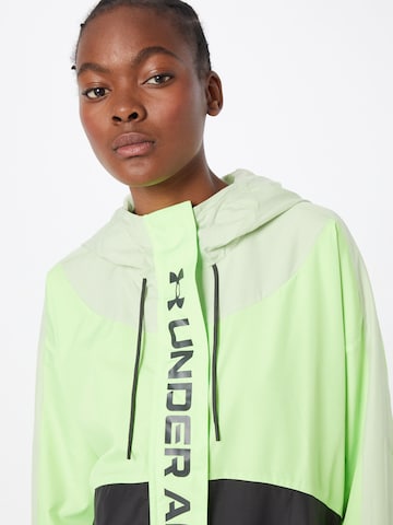 Veste de sport UNDER ARMOUR en vert