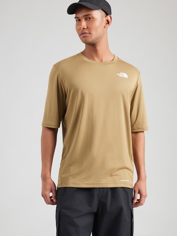 THE NORTH FACE Funkcionalna majica 'Shadow' | rjava barva: sprednja stran