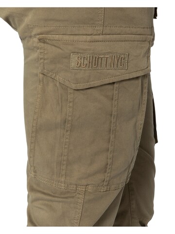 Schott NYC Regular Cargo Pants in Green