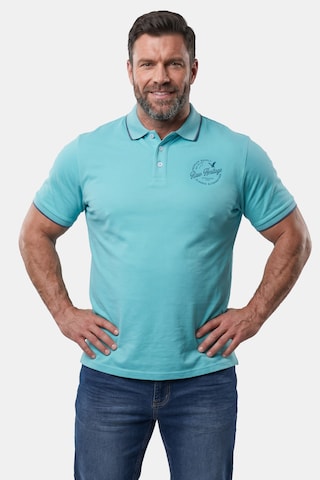 Men Plus Shirt in Blau: Vorderseite