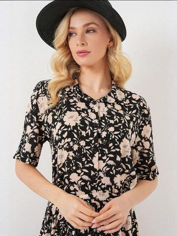 Robe-chemise Hiccup en noir