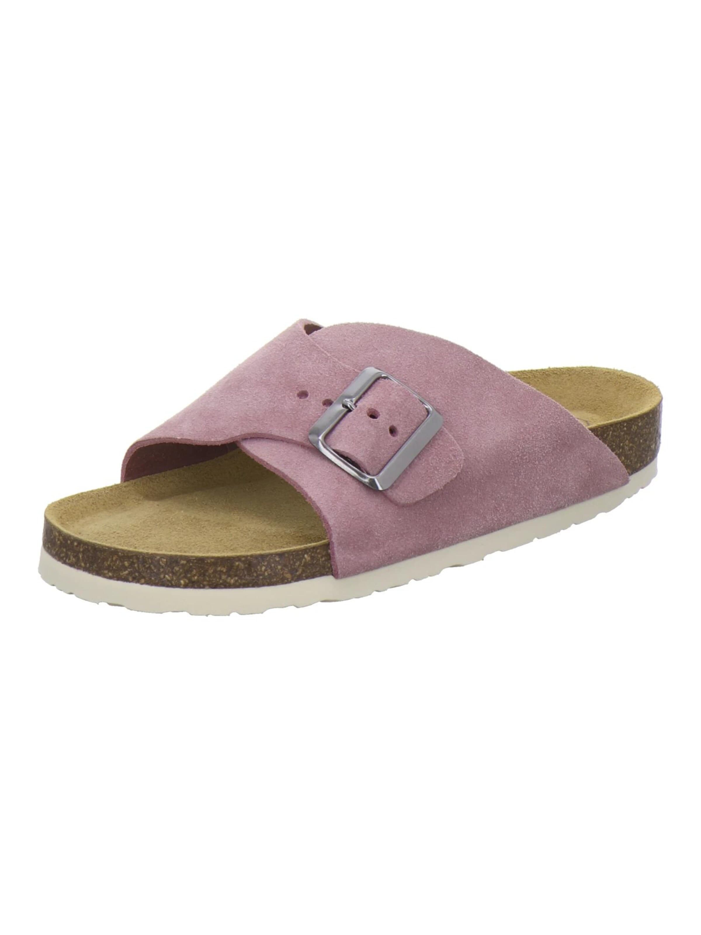 AFS-Schuhe Sandal 'Sandalen Damen flieder Veloursleder' in Purple: front