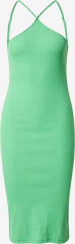 PIECES فستان 'Malia' بلون أخضر: الأمام
